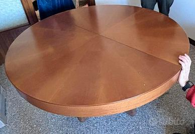 Tavolo rotondo allungabile