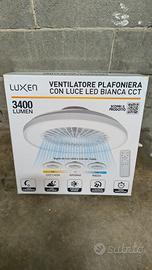 lampadario con ventole incorporate