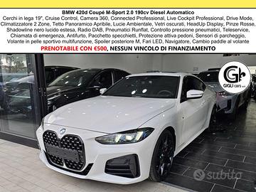 BMW Serie 4 Mhev 48v C.19" M-Sport PRO Tetto Navi