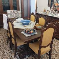 sala da pranzo anni'70