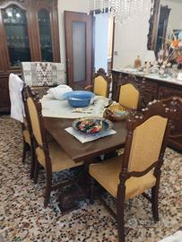 sala da pranzo anni'70