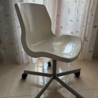 sedia girevole da scrivania con rotelle