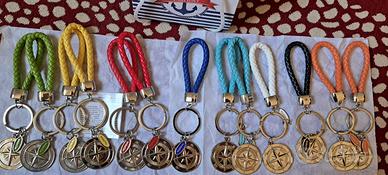 Portachiavi uomo Bagutta azzurro