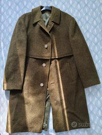 Cappotto Loden vintage uomo 100% Pura Lana Tg. 48