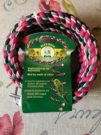 Posatoio corda pappagalli