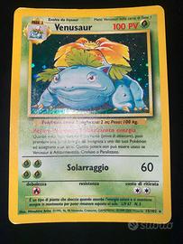 Venusaur Holo con Swirl (BS 15/102) Set Base - ITA