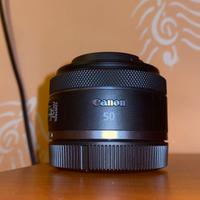 Canon rf 50mm+filtro