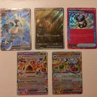 Lotto carte Pokemon Scintille Folgoranti