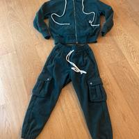 tuta di velluto a coste larghe