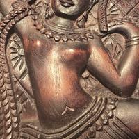 Aspara - Bali Pannello Legno Intagliato Bali - Mot