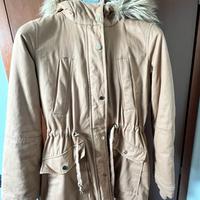 Giubbotto imbottito Terranova panna cappuccio XS