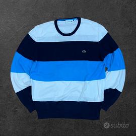 Maglia Lacoste cotone righe taglia M