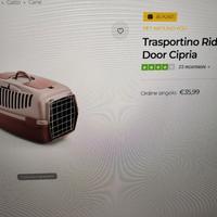 trasportino per cani 