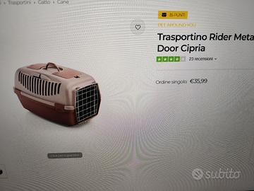 trasportino per cani 