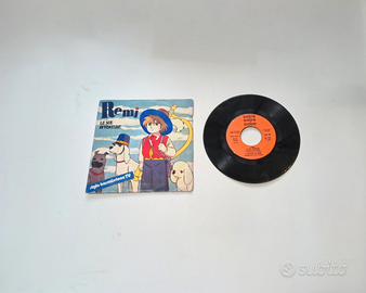 Disco in vinile 45 giri con la sigla della trasmis