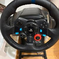 Volante ps LOGITECH + pedaliera + supporto
