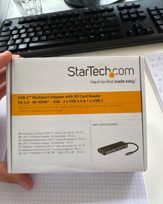 Adattatore multiporta USB-C, lettore card Sd,4k