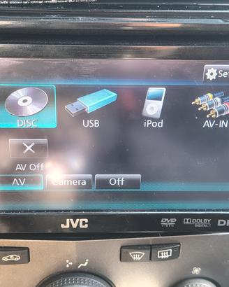 autoradio due din JVC