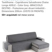 Copri/salva divano con penisola e copripoltrona