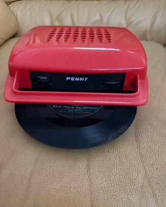Mangiadischi Portatile PENNY Vintage Anni '70