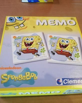 Gioco Memo Spongebob per bimbi 5-8 anni