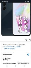 Samsung A35 5G nuovo in garanzia
