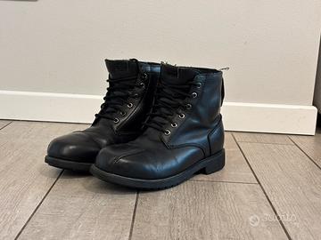 Stivali moto in pelle taglia 41