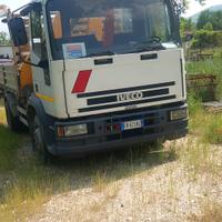 Autocarro Iveco ribaltabile con gru