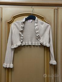 Copri cuore Prenatal  5-6 anni beige con volant