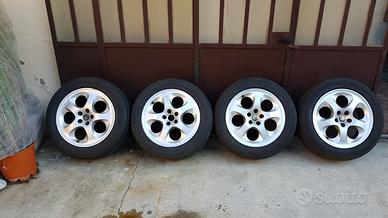 4 cerchi da 16 + gomme, 205-55-16,70%:per Alfa 147