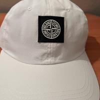 Cappello stonee island bianco nuovo