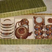 Servizio da tè in ceramica giapponese Satsuma