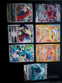 Lotto 7 carte Pokemon