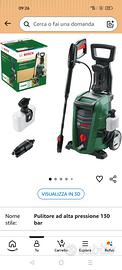 idropulitrice BOSCH  con  sondo sturatubi
