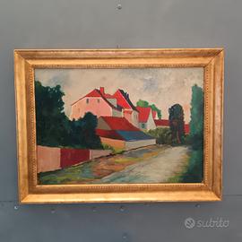 ALDO AUGUSTO BACCINETTI Paesaggio Olio su Tela