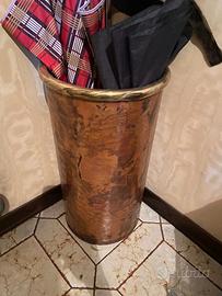 portaombrelli ottone e radica