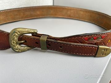 El Charro cintura vintage anni 80/90 in pelle