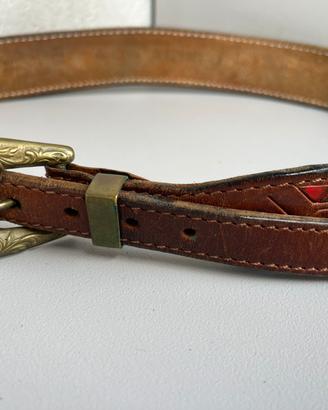El Charro cintura vintage anni 80/90 in pelle