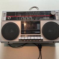 Radio registratore vintage epoca toshiba rt-6015