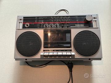 Radio registratore vintage epoca toshiba rt-6015
