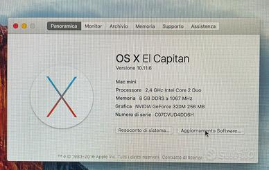 Mac mini Apple 2010 Intel