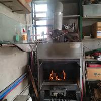 Termocamino con pompe, vaso espansione e puffer