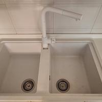 CUCINA ANGOLARE FEBAL MODERNA - BIANCO OPACO