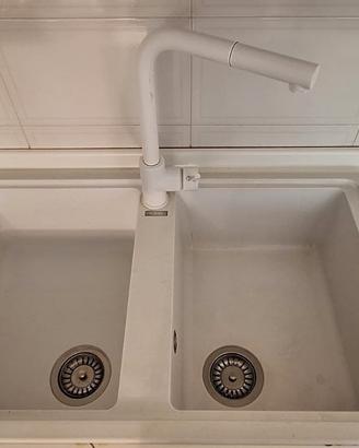 CUCINA ANGOLARE FEBAL MODERNA - BIANCO OPACO