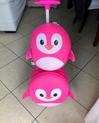 Trolley BB Bag Penguin Pink