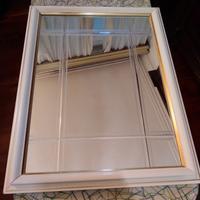 Specchio quadretto in cornice 