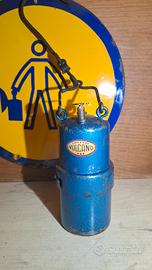 Lampada ad acetilene, carburo, miniera.