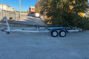 Carrello rimorchio porta barca Ellebi doppio asse