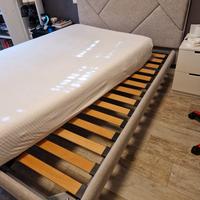letto imbottito con rete