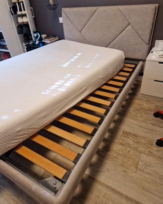 letto imbottito con rete